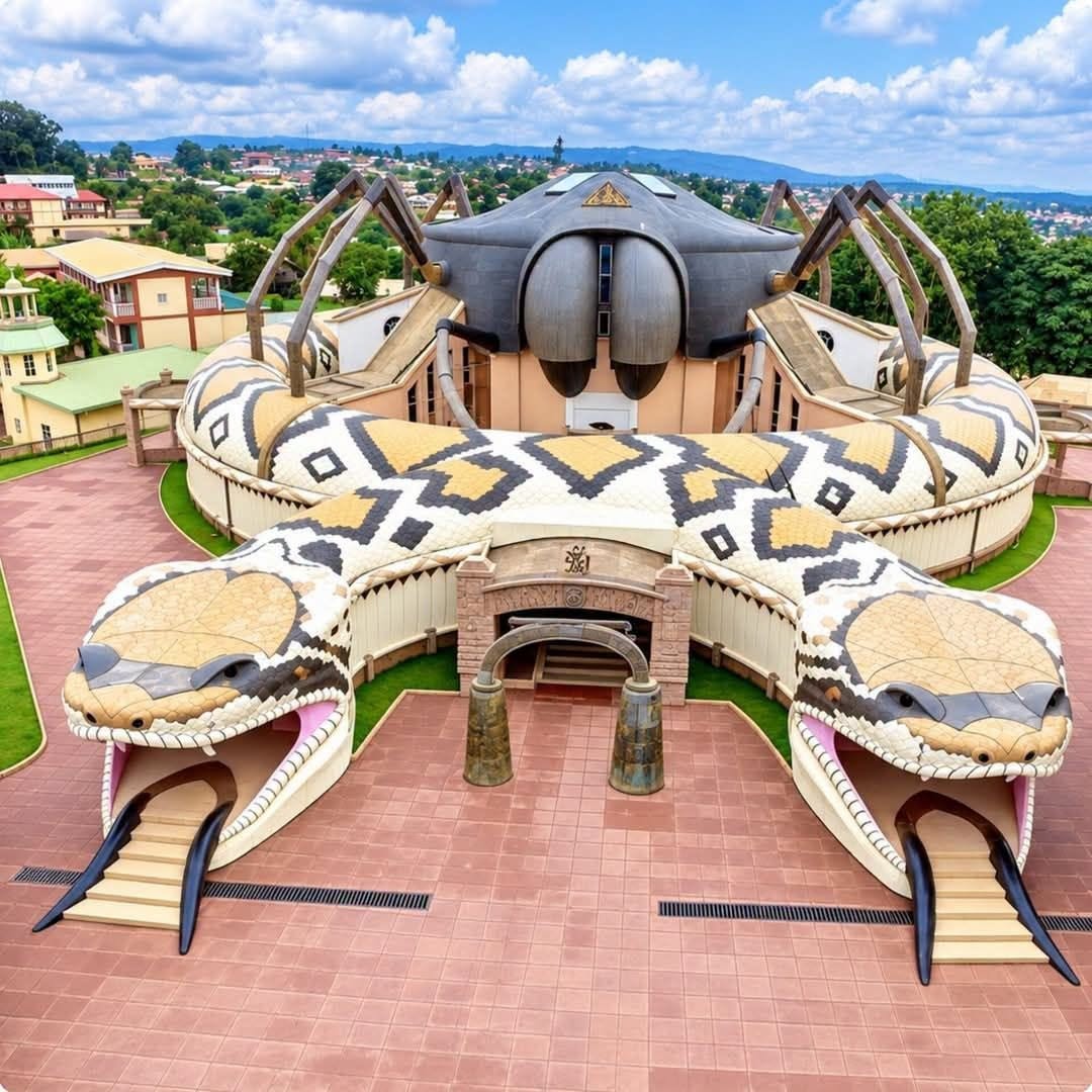 The Musée Royal de Foumban, home of the Bamoun royal palace museum