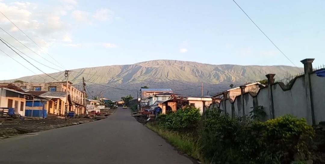 Mount Cameroon rising above Buea